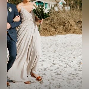 Elegant Grey Maxi Dress